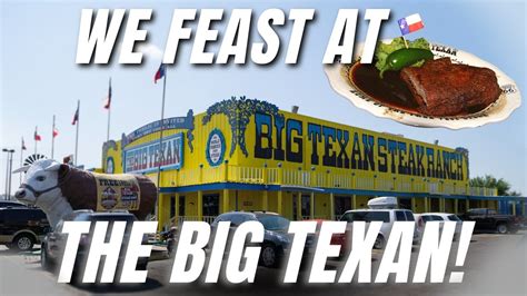World Famous Big Texan Steakhouse We Tried Bull Testicles Youtube