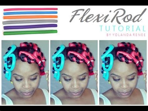 (although if you need to dry fast, you can sit under a hood dryer, which is less harsh on the hair.) the bendable rods come in different sizes that you can select based on the results you're seeking: NATURAL HAIR | HOW TO INSTALL FLEXIRODS (ROD SET) - YouTube