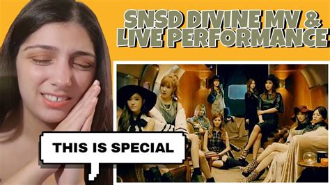 girls generation divine mv and live performances snsd reaction youtube