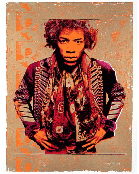Jimi Hendrix With Hands On Hips Reinterpreted 1967 — Limited Edition