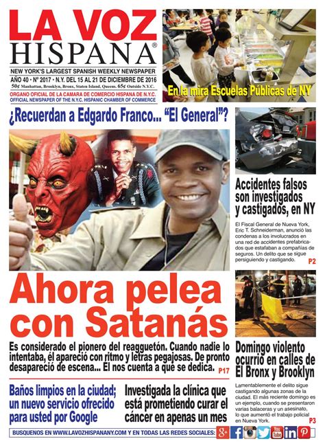 La Voz Hispana Newspaper 2017 By Zenn Ramos Issuu