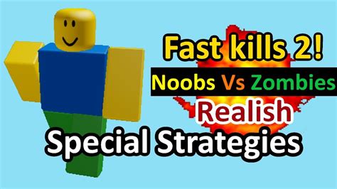 Noobs Vs Zombies Realish How To Get Fast Kills 2 Youtube