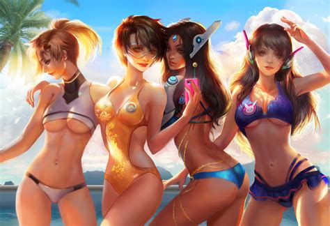 Overwatch Beach Time Cathad