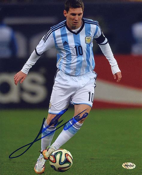Lionel Messi Argentina Signed Autographed 8 X 10 Photo Print At Amazon