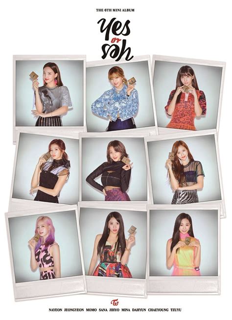 Acf_vc_integrator field_group=35 field_from_35=field_5813a513189bd show_label=yes]vc_column_textkorean title: TWICE Yes or Yes ティザー画像 | ジヒョ, Twice全員, Twiceミナ