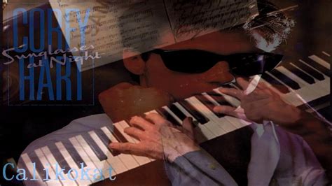 sunglasses at night corey hart piano youtube