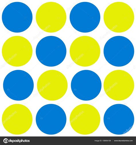 Download Blue And Yellow Dots On White — Stock Image