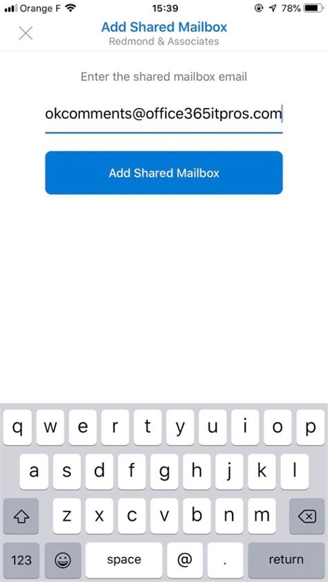 How To Add Shared Mailboxes To Outlook Mobile Office 365 For It Pros