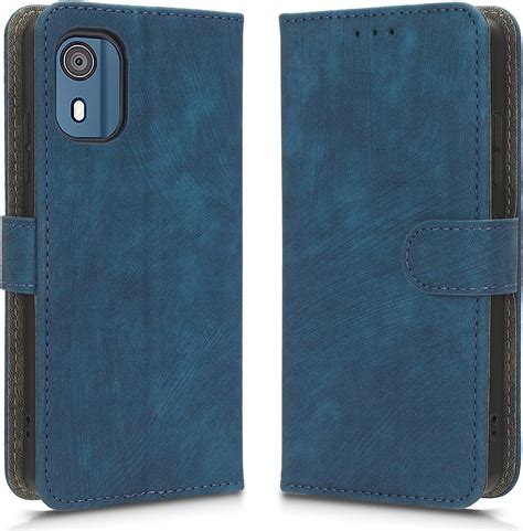 Unichthy Case For Nokia C02 Cover Shockproof Leather Wallet Case With