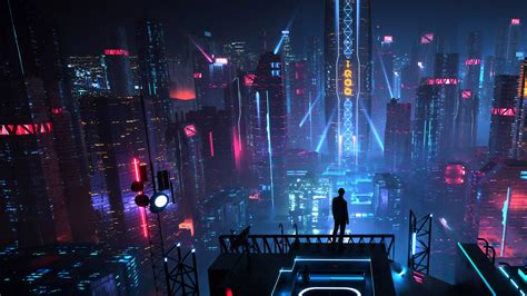 4k Neon City Wallpapers Free Download