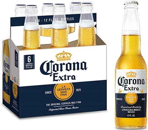 Corona Extra Beer 6 Pk 12 Fl Oz Bottles 46 Abv