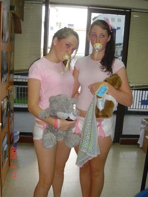 Mandy And I Weren T Sure That Dressing Up Like Babies For Halloween Was
