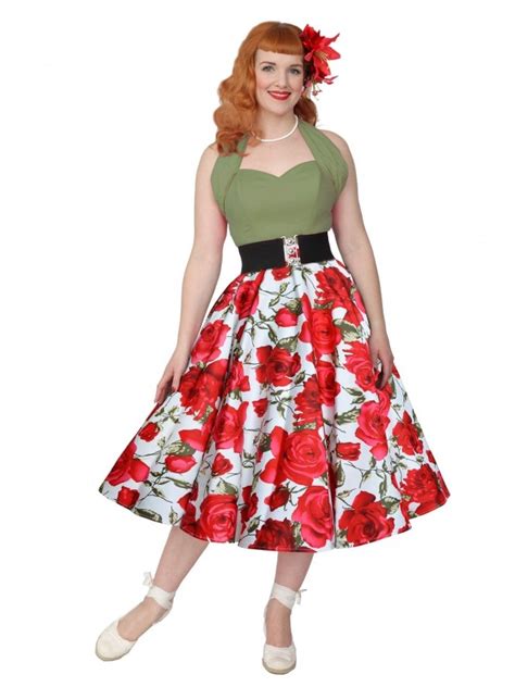 Circle Skirt Valentine Rose From Vivien Of Holloway
