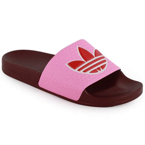 42 · men · sandals/slippers · originals. Adidas Adilette Womens Sandals in Red Pink