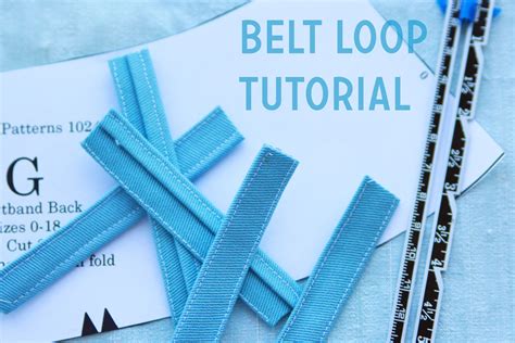 Tutorial How To Make Easy Belt Loops Colette Blog Sewing 101 Sewing