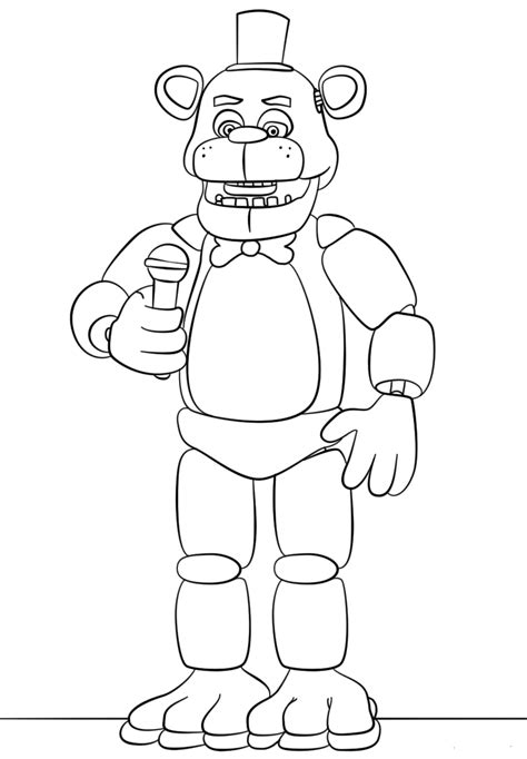 Bonny Five Nights At Freddys Free Colouring Pages