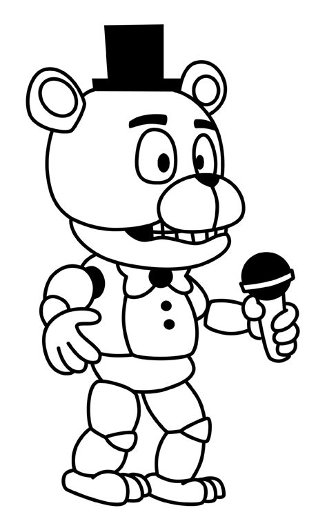 Coloring Page Fnaf Coloring To Print Five Nights At Freddys