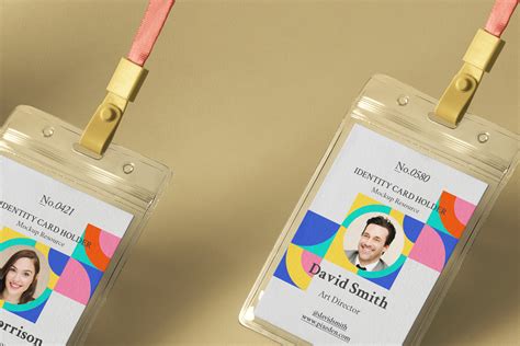 This free mockup designed in adobe photoshop (.psd) with a smart object layer feature. Plastic Psd ID Card Holder Mockup | Psd Mock Up Templates ...