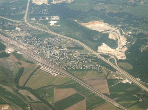 Aerial View Of Dupo Il Including I 255 And Quarryp802509 Flickr
