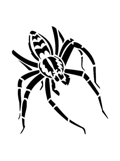 Spider Stencils Free Stencils And Template Cutout Printable