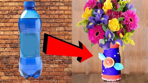 Diy How To Make Flower Vase From Plastic Bottle Empty