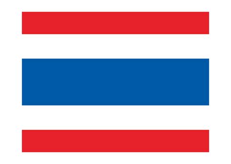 Thailand Flag Vector At Collection Of Thailand Flag