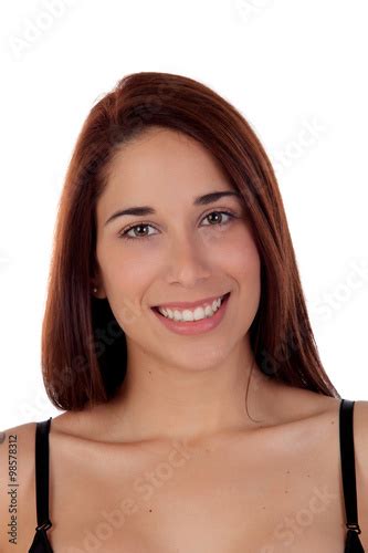 Seductive Woman Smiling Buy This Stock Photo And Explore Similar