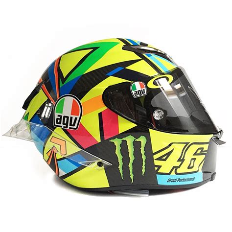 Valentino Rossi Signed Soleluna Gp R Helmet Elite Exclusives