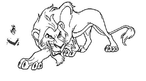Printable the lion king coloring page with mufasa and his son simba. Lion King Coloring Pages Scar