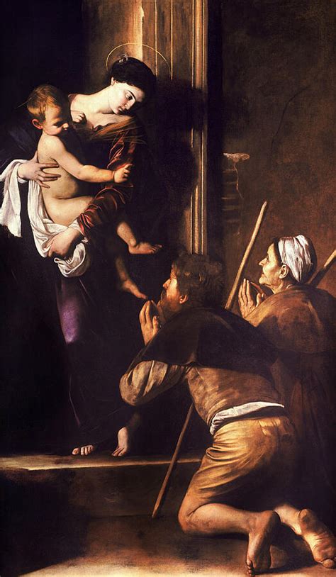 Madonna Di Loreto Painting By Caravaggio Pixels