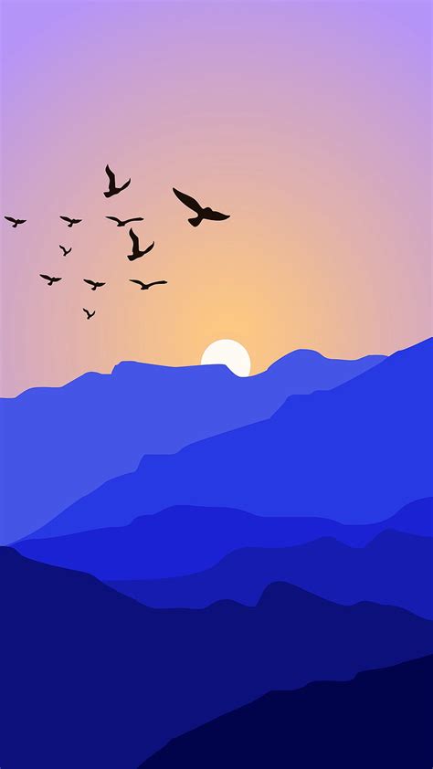 1920x1080px 1080p Free Download Sunrise Mountain Bird Blue
