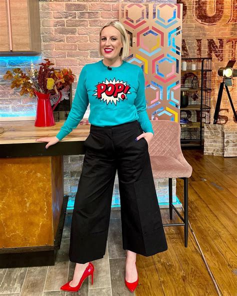 Steph Mcgoverns Instagram Post Wide Leg Wednesday Jumper Hot Sex Picture