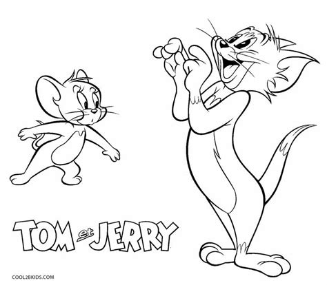 Kolorowanki Tom I Jerry Darmowe Do Druku