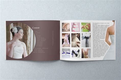 Wedding Catalogue Template Graphicriver Print Template Brochure