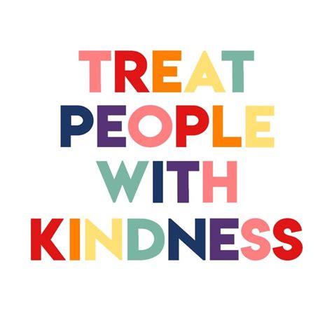 Treat People With Kindness Happy Words Picture Collage Wall Treat