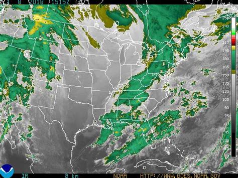 Eastern Us Infrared Enhancement 1 Noaa Goes Geostationary