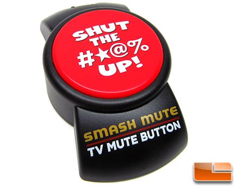 They may even be of a romantic nature similar to shipping. Smash Mute - The Big TV Mute Button Review - Legit Reviews ...