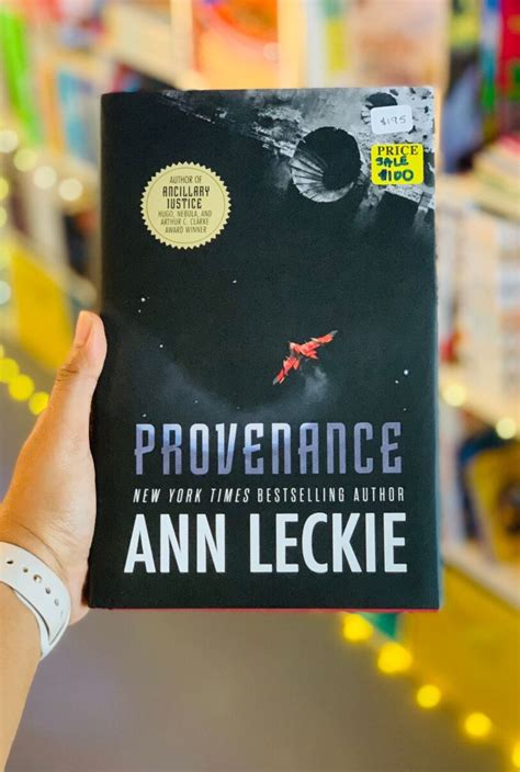 provenance by ann leckie scribbles and quills