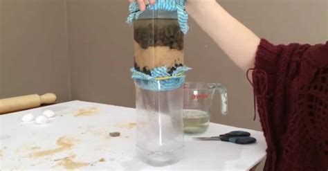 Homemade Water Filter Completed Science Project