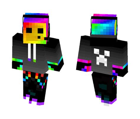 Get Rainbow Slime Minecraft Skin For Free Superminecraftskins