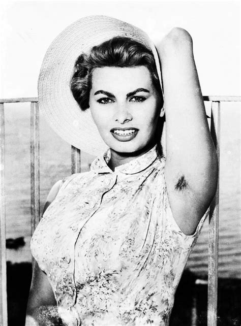 Sophia Loren Can Make Even Visible Armpit Hair Seem Sexy ~ Vintage