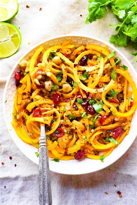 Many of them are soy free and nut free but please read each recipe carefully. Butternut Squash Noodles Bowl - Vegan | Recipe | Butternut ...