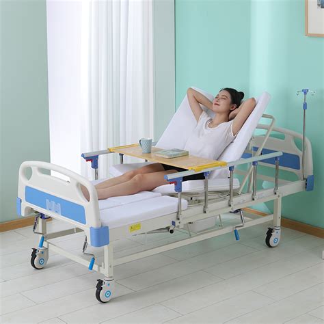 ICU Medical Bed Prices Double Shake Patient Nursing Hospital Bed With Toilet China Hospital