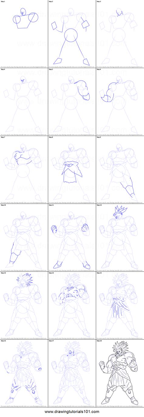For other uses, see broly (disambiguation). How to Draw Broly from Dragon Ball Z printable step by ...