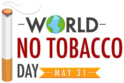 World No Tobacco Day Poster 1427435 Vector Art At Vecteezy