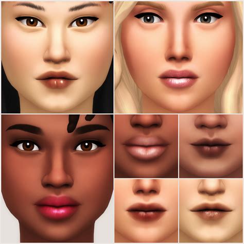 Download Lipstick Collection 2t4 Create A Sim The Sims 4 Curseforge