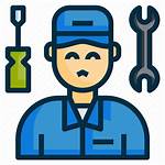 Technician Maintenance Icon Engineer Mechanic Worker Repair