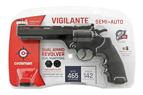 Crosman Vigilante 177 Cal Co2 Semi Auto Revolver Bb Air Pistol