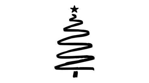 Squiggle Christmas Tree Clip Art Brightsideoftheroadlyricsvanmorrison