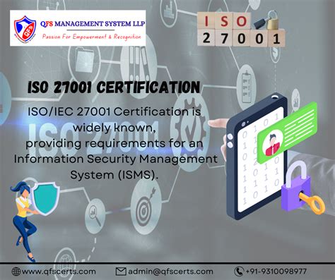 Iso 27001 2018 Certification Qfs Certs